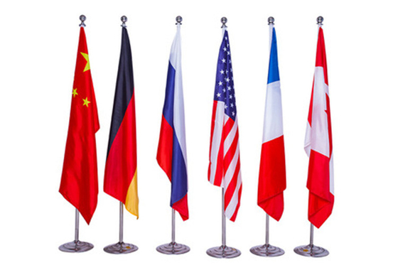 چین دفتر سبک وزن دفتر قطب پرچم، پایه گرد پایه فلکپیک مخروطی داخلی تامین کننده