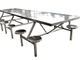 میز و صندلی محصولات فولادی ضد زنگ محصولات 720-760mm ارتفاع سفارشی تامین کننده