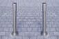 فولاد ضد زنگ فولاد ضد زنگ بالا ستون ضخامت دیوار ضخامت 3mm برای ساختمان / جاده تامین کننده
