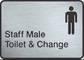 توالت هتل علامت های فولادی ضد زنگ سفارشی تمام اندازه های موجود T19001 خبره تامین کننده