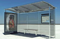 پناهگاه اتوبوس شخصی فولاد ضد زنگ کل طراحی کل 2.5-2.8 متر تامین کننده