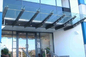 سایبان فولاد ضد زنگ باربری سایبان فولاد ضد زنگ، سایبان های شیشه ای برای ساختمان های تجاری تامین کننده